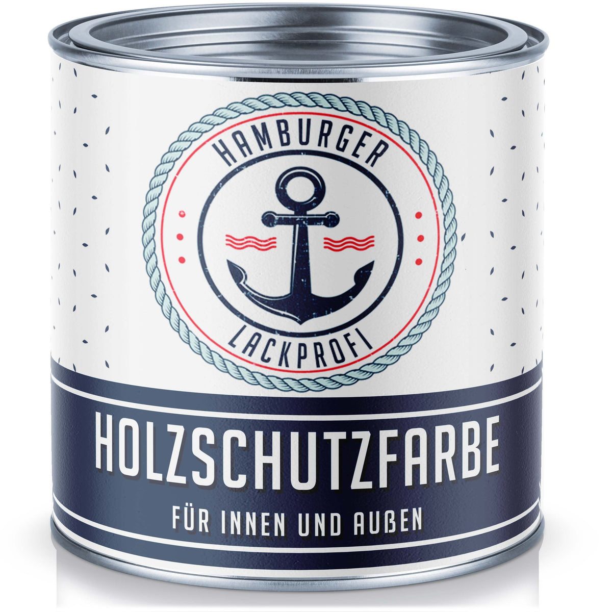 PU Holzschutzfarbe RAL 5023 Fernblau - Wetterschutzfarbe - Hamburger Lack-Profi