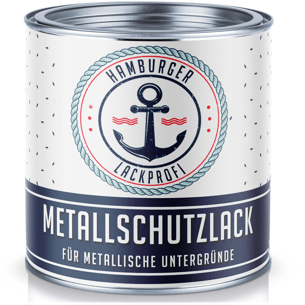 Hamburger Lack-Profi Metalbeskyttelseslak Grønblå RAL 5001 - slidstærk & stødsikker