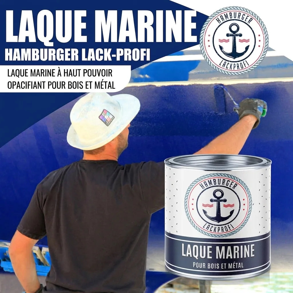 Bådlak Natblå RAL 5022 Hamburger Lack-Profi, Billede 16