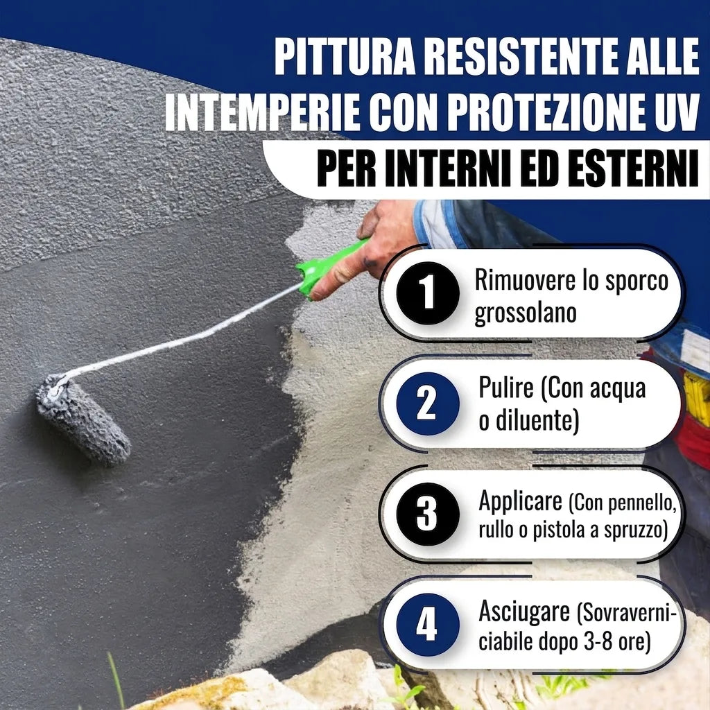 Betonmaling Ensianblå RAL 5010 med malersæt (X300) - Hamburger Lack-Profi, Billede 33