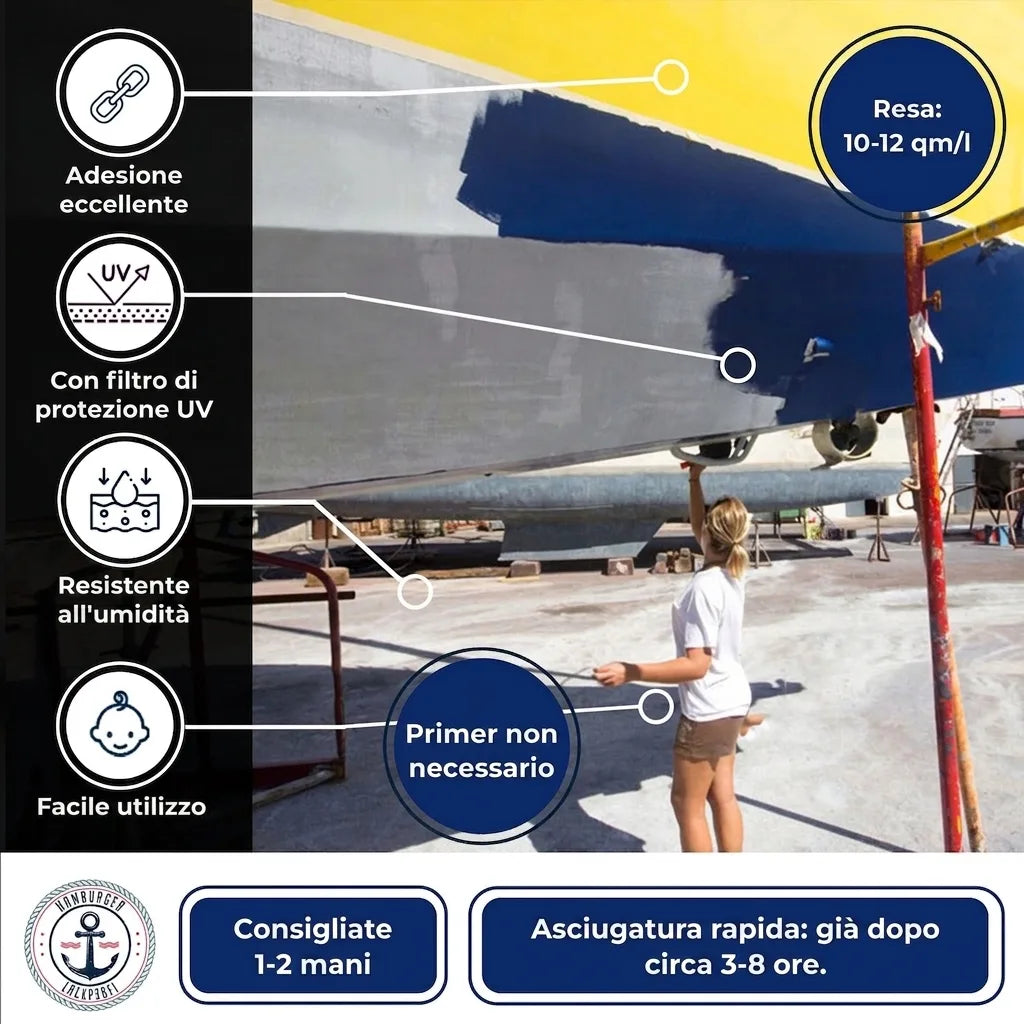 Bådlak Elfenben RAL 1014 Hamburger Lack-Profi
