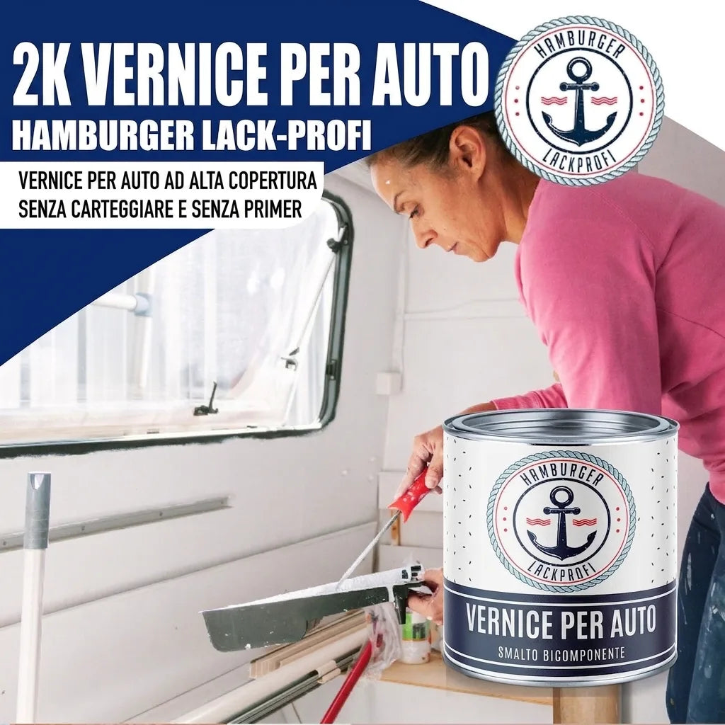 2K Bilmaling Beige RAL 1001 - høj dækkeevne & rustbeskyttende Hamburger Lack-Profi