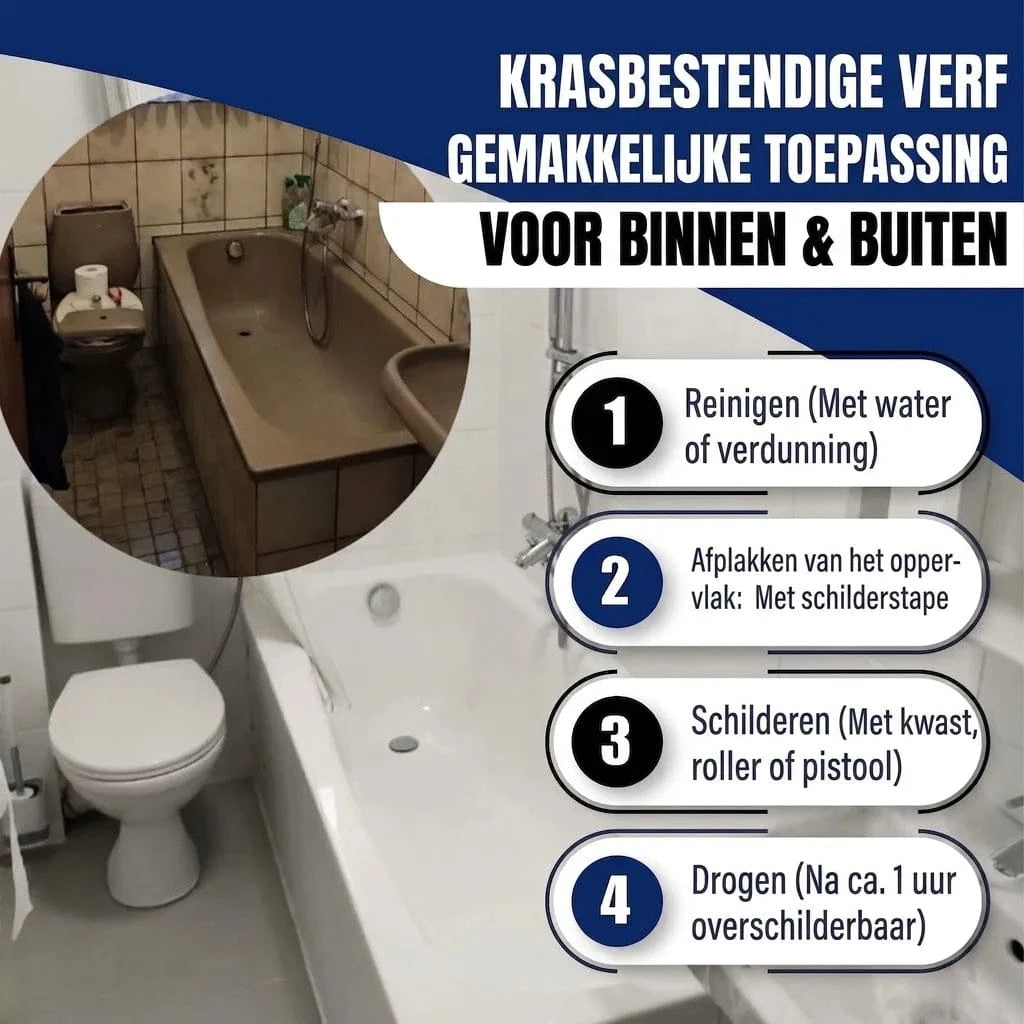 Hamburger Lack-Profi Badewannenlack Hamburger Lack-Profi 2K Badewannenlack Kobaltblau RAL 5013 - Glänzend / Seidenmatt / Matt