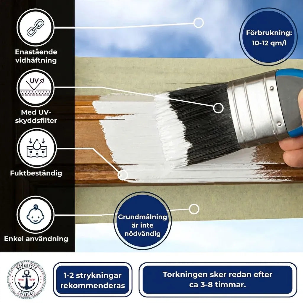 Hamburger Lack-Profi Lacke & Beschichtungen PU Holzschutzfarbe RAL 7035 Lichtgrau - Wetterschutzfarbe