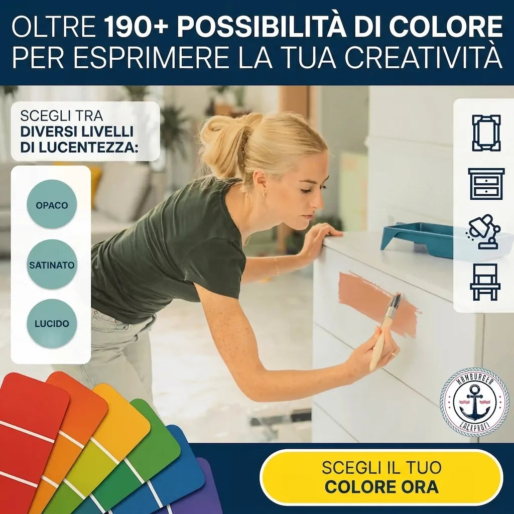 Möbelfarbe ohne Schleifen RAL 5000 Violettblau - Möbellack Hamburger Lack-Profi - Hamburger Lack-Profi