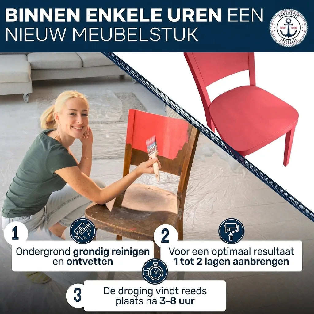 Möbelfarbe ohne Schleifen RAL 6006 Grauoliv - Möbellack Hamburger Lack-Profi - Hamburger Lack-Profi