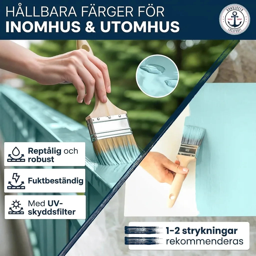Möbelfarbe ohne Schleifen RAL 5020 Ozeanblau - Möbellack Hamburger Lack-Profi - Hamburger Lack-Profi