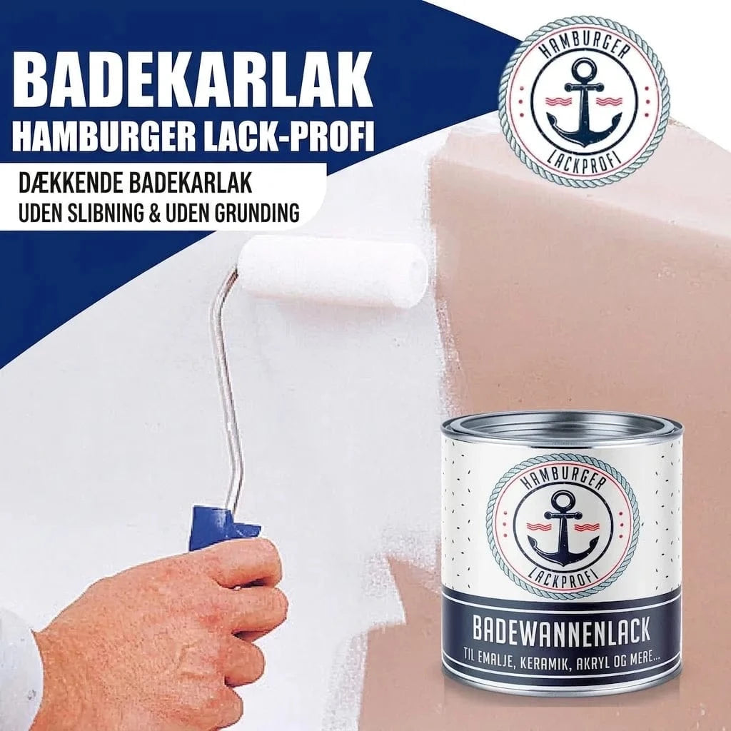 Hamburger Lack-Profi Badewannenlack Hamburger Lack-Profi 2K Badewannenlack Schwarzbraun RAL 8022 - Glänzend / Seidenmatt / Matt