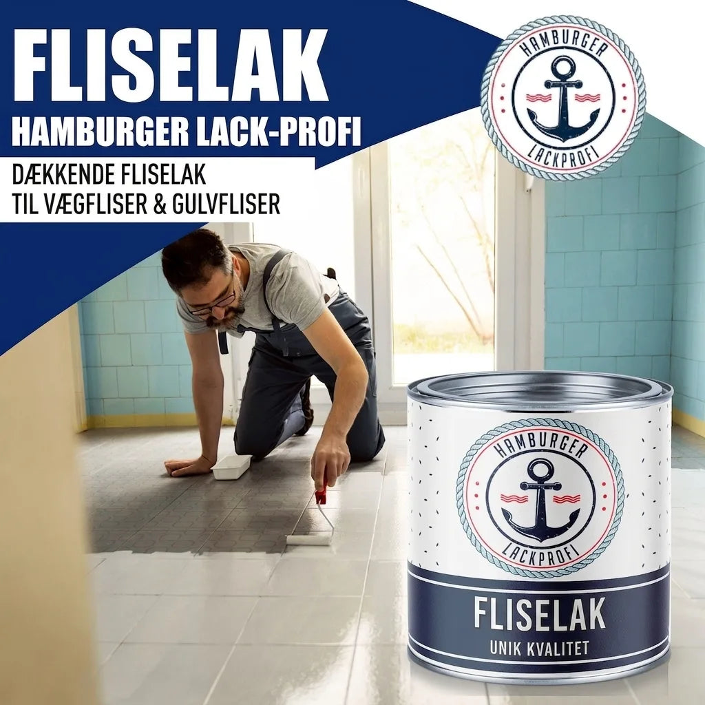 Hamburger Lack-Profi Fliesenlack Hellrotorange RAL 2008- hochdeckende Fliesenfarbe Orange - Hamburger Lack-Profi