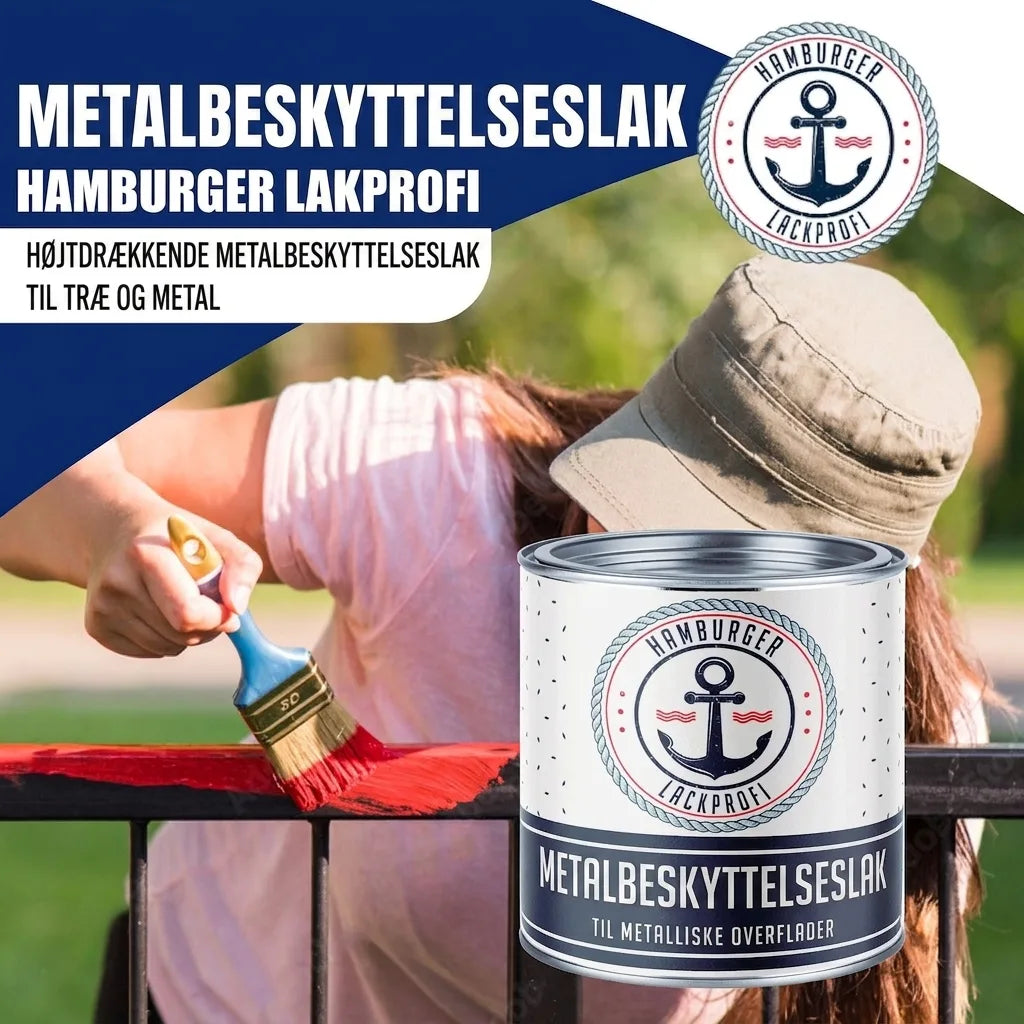 Metalbeskyttelseslak i Pastelturkis RAL 6034 med malersæt (X300) - Hamburger Lack-Profi, Billede 26