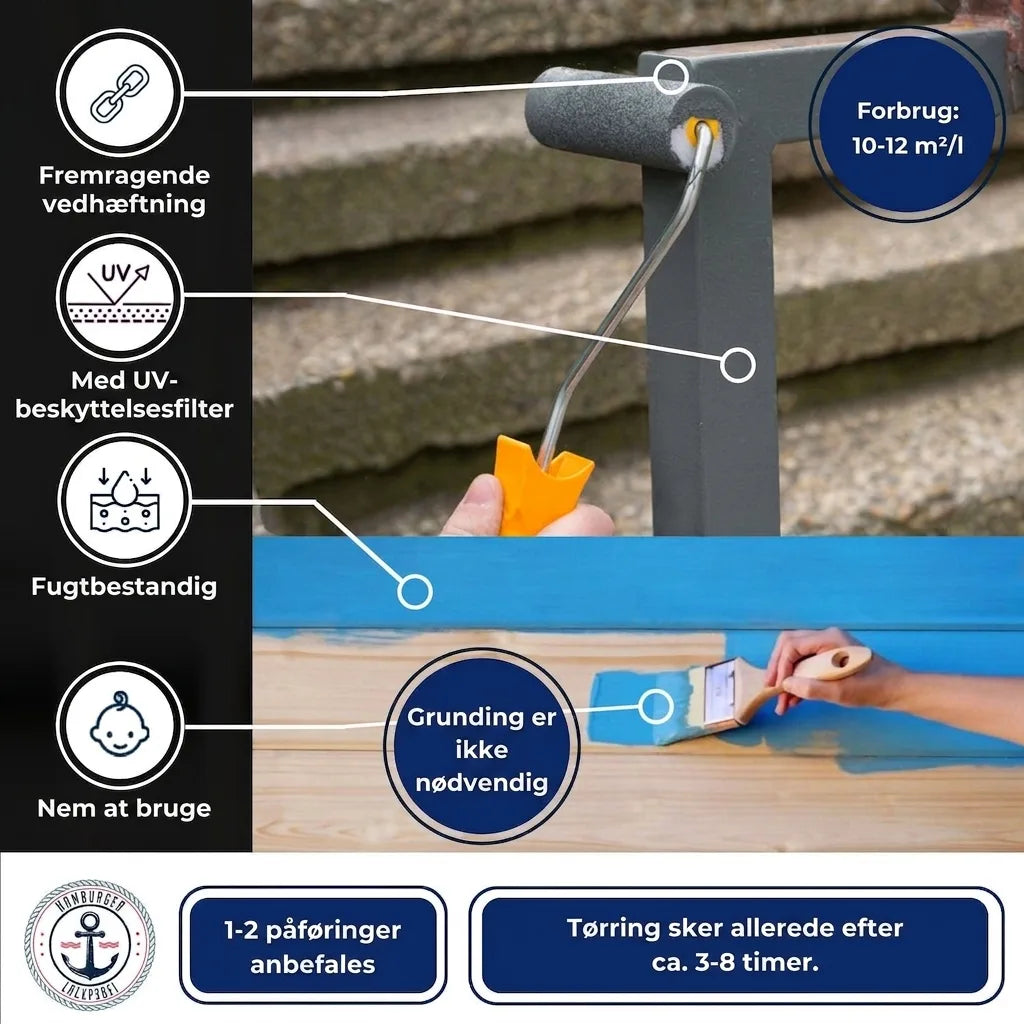Hamburger Lack-Profi Buntlack Olivgelb RAL 1020 - Robuster Kunstharzlack - Hamburger Lack-Profi