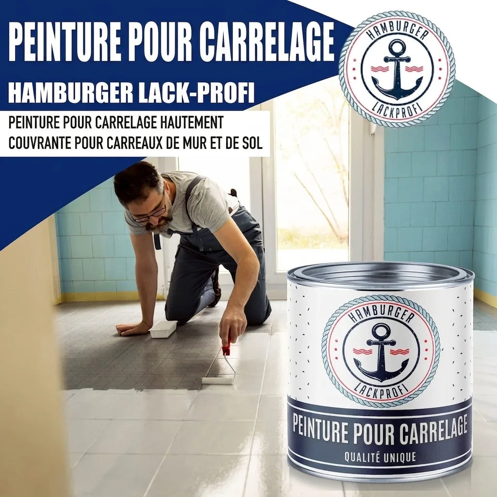 Flisemaling i Flaskegrøn RAL 6007 - Fliselak med malersæt (X300) - Hamburger Lack-Profi, Billede 29