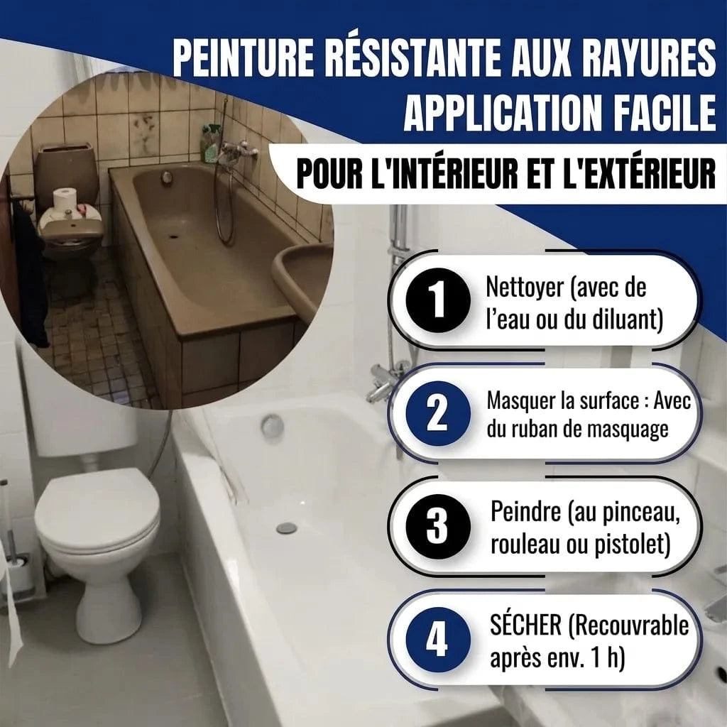 Hamburger Lack-Profi Badewannenlack Hamburger Lack-Profi 2K Badewannenlack Himmelblau RAL 5015 - Glänzend / Seidenmatt / Matt