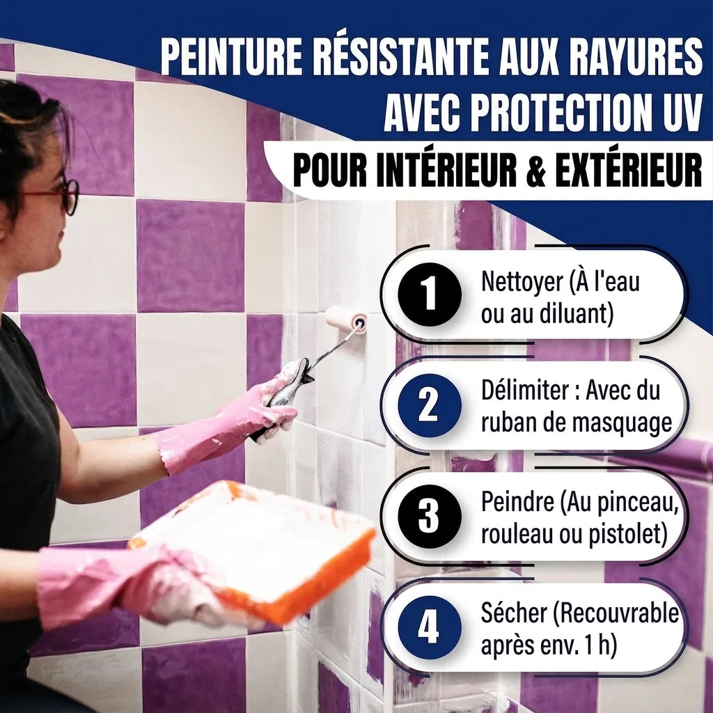 Flisemaling i Trafikgul RAL 1023 - Fliselak med malersæt (X300) - Hamburger Lack-Profi, Billede 36