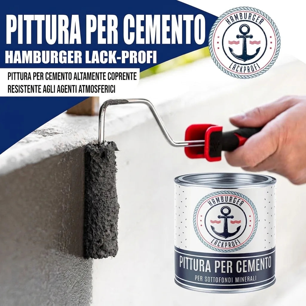 Betonmaling Kobberbrun RAL 8004 med malersæt (X300) - Hamburger Lack-Profi, Billede 26