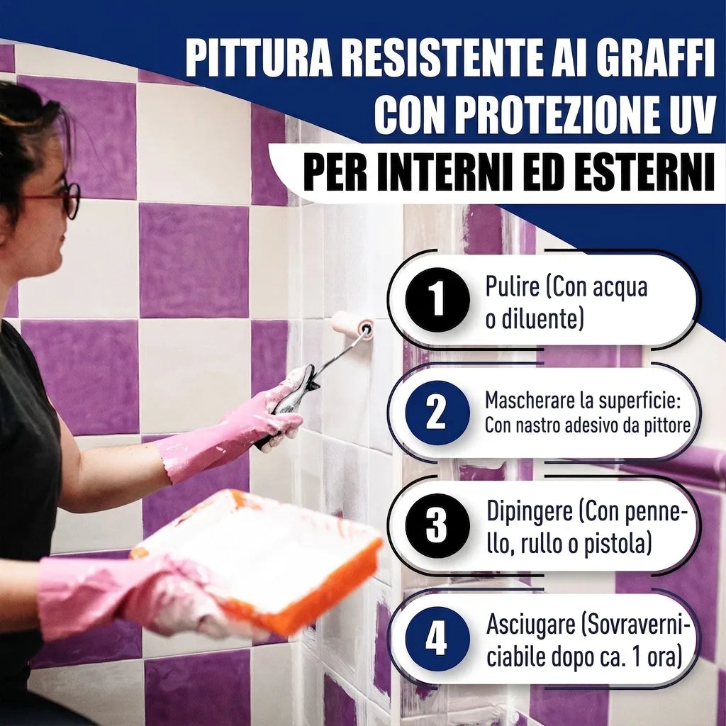Flisemaling Rapsgul RAL 1021 - dækkende flisemaling - Hamburger Lack-Profi