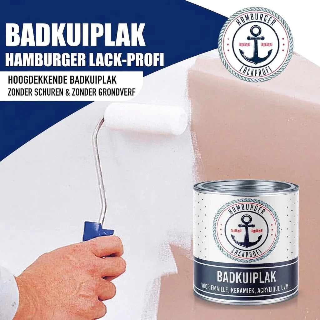 Hamburger Lack-Profi Badewannenlack Hamburger Lack-Profi 2K Badewannenlack Fenstergrau RAL 7040 - Glänzend / Seidenmatt / Matt