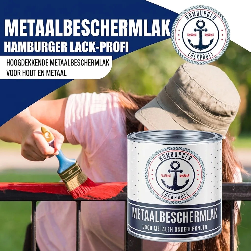 Metalbeskyttelseslak Rosé RAL 3017 - slidstærk & slagfast Hamburger Lack-Profi, Billede 14
