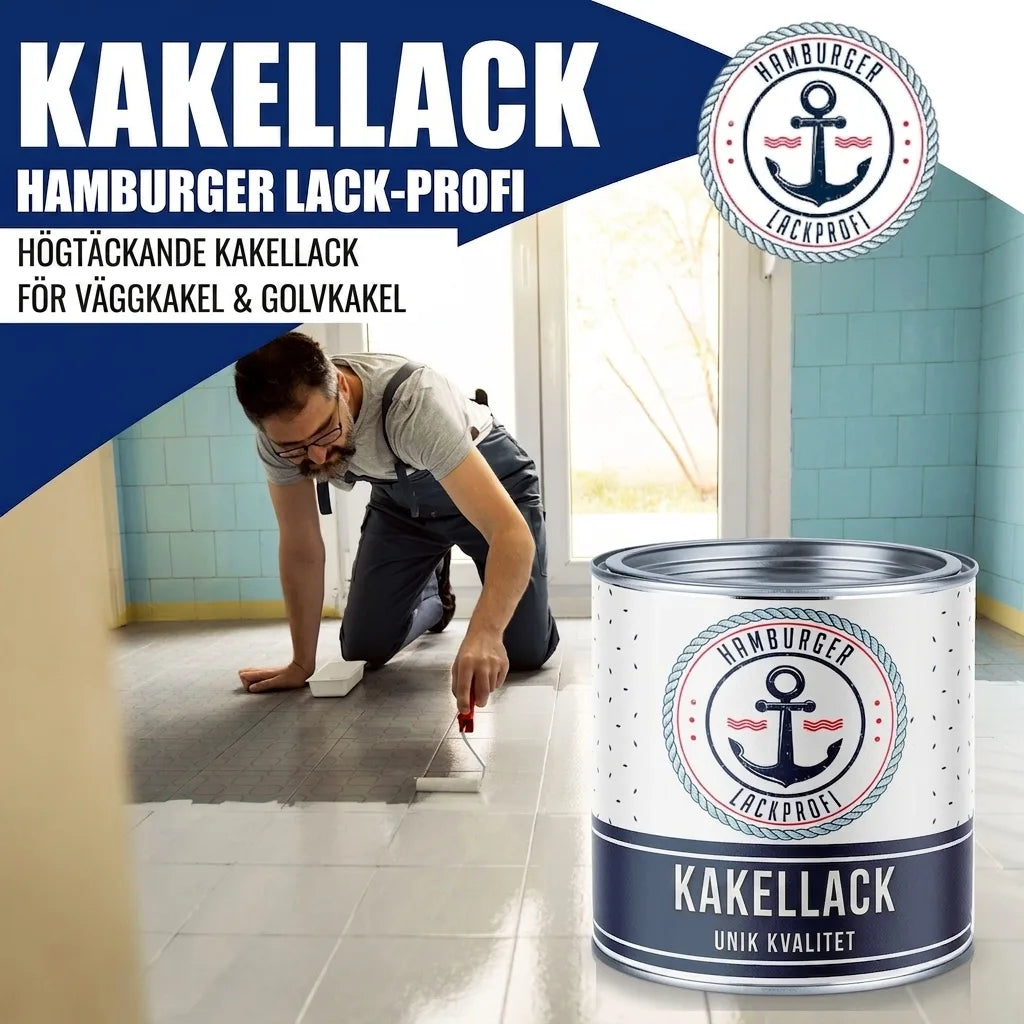 Hamburger Lack-Profi Fliesenlack Goldgelb RAL 1004 - hochdeckende Fliesenfarbe Gelb - Hamburger Lack-Profi
