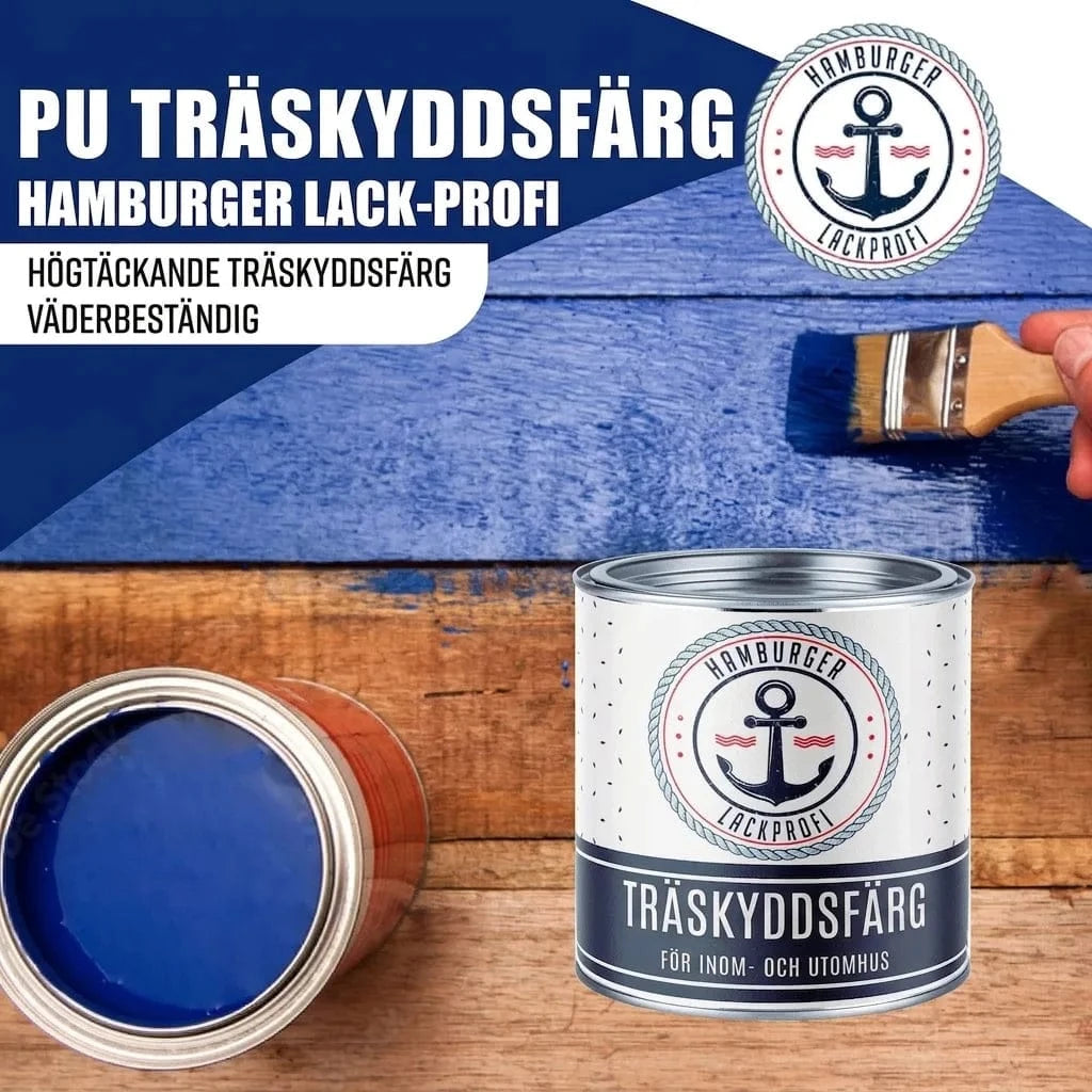 PU træbeskyttelsesmaling RAL 1001 Beige - Vejrbestandig maling - Hamburger Lack-Profi