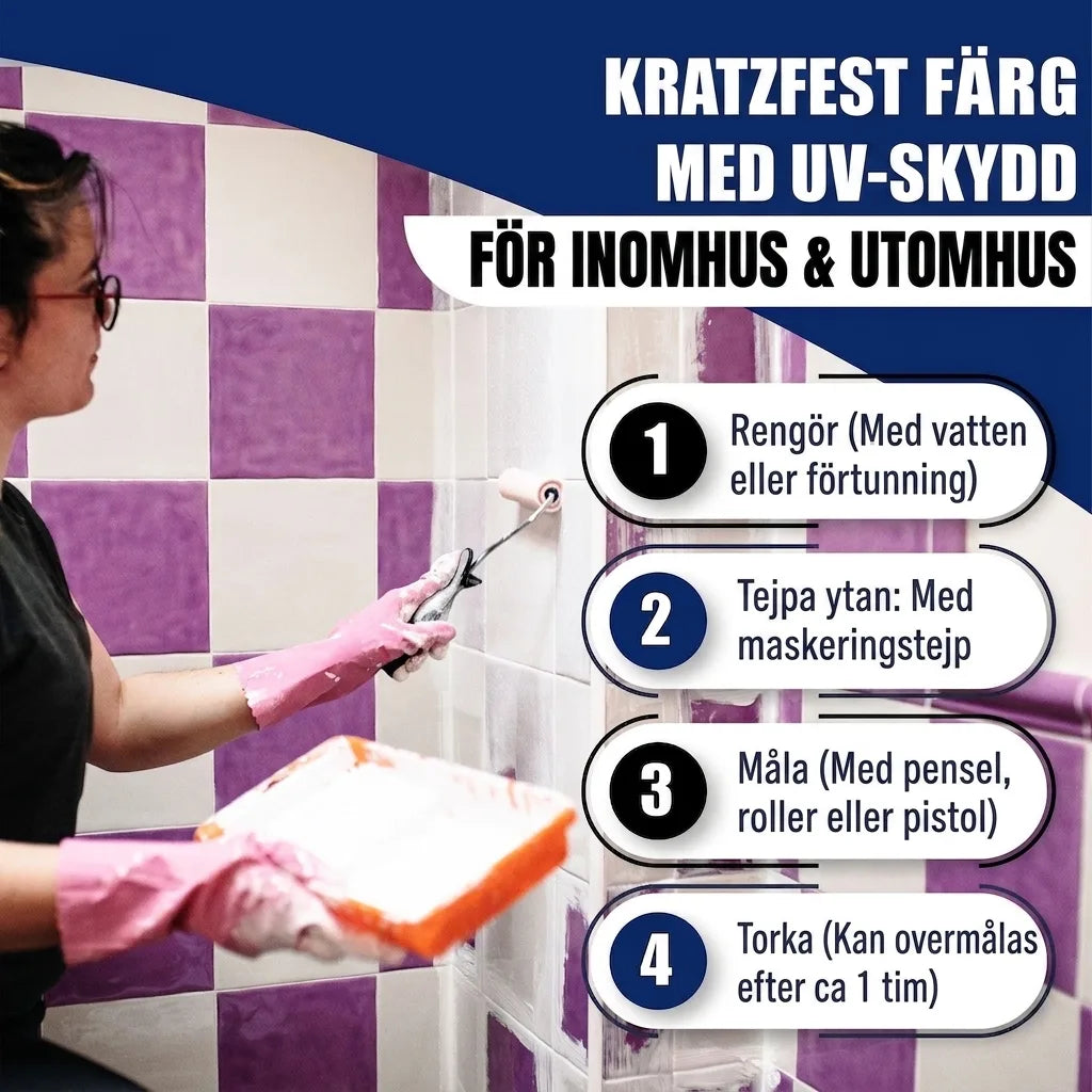 Hamburger Lack-Profi Fliesenlack Grünbraun RAL 8000 - hochdeckende Fliesenfarbe Braun - Hamburger Lack-Profi