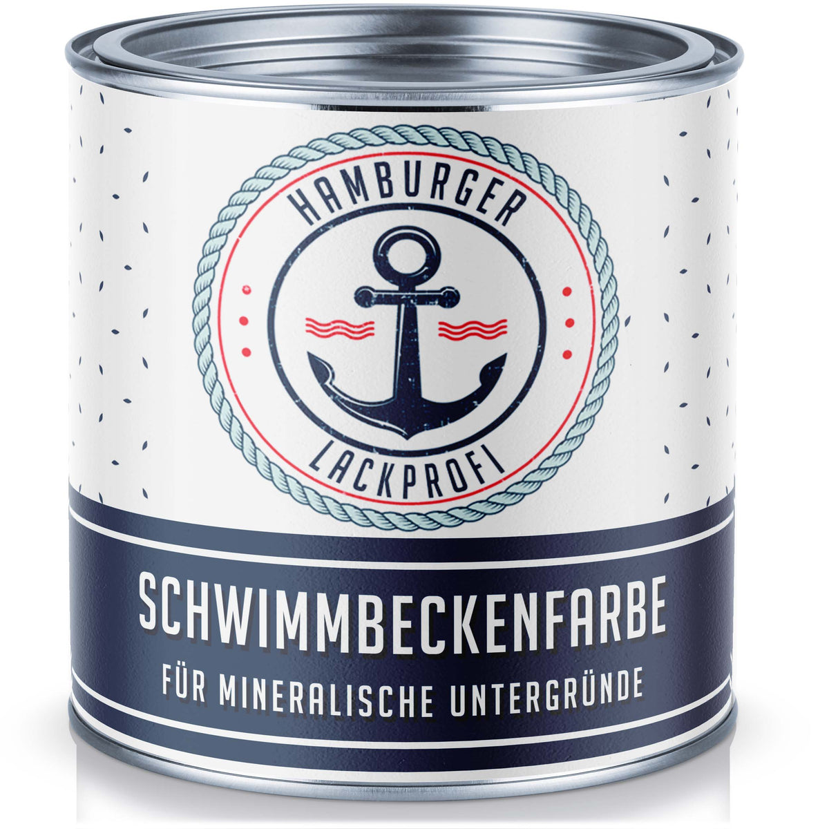 Poolmaling i Beigerød RAL 3012 til svømmebassin med malersæt (X300) - Hamburger Lack-Profi, Billede 19