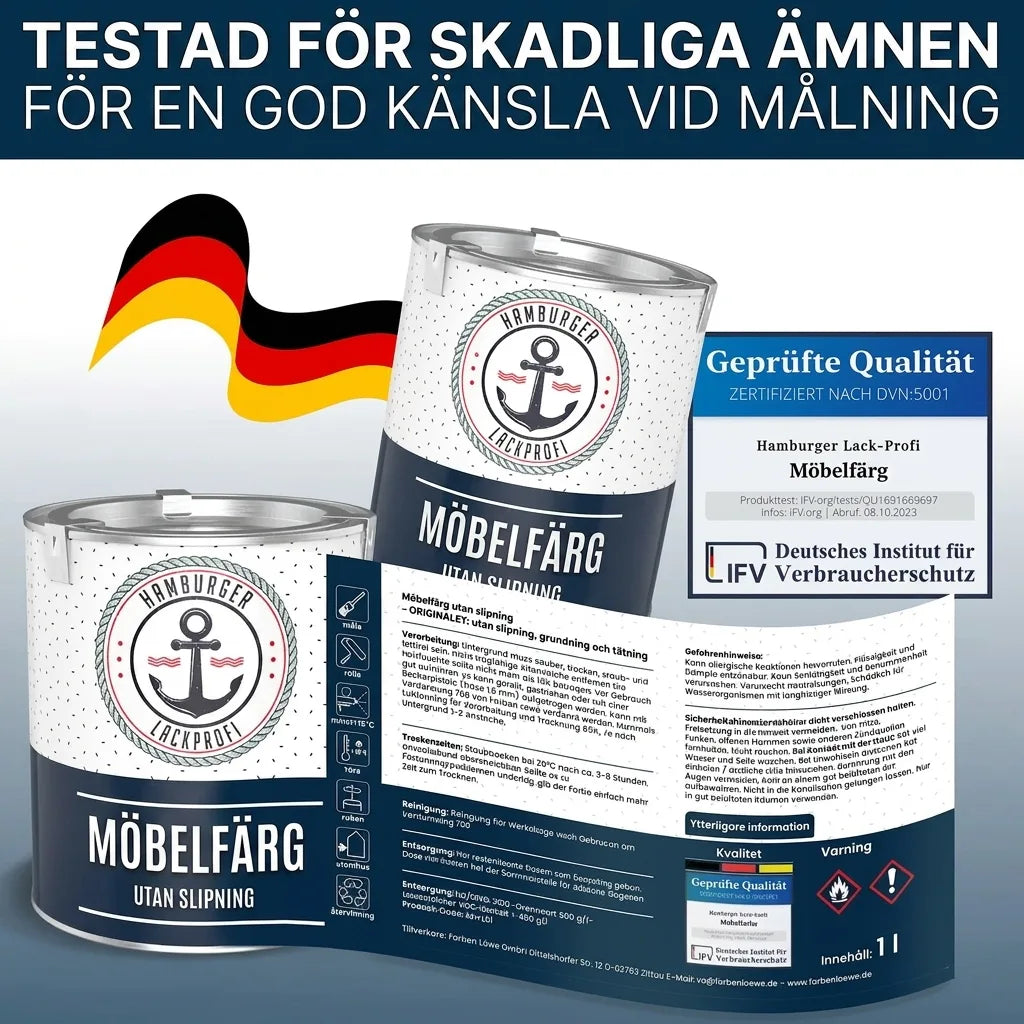 Möbelfarbe ohne Schleifen RAL 1037 Sonnengelb - Möbellack Hamburger Lack-Profi - Hamburger Lack-Profi